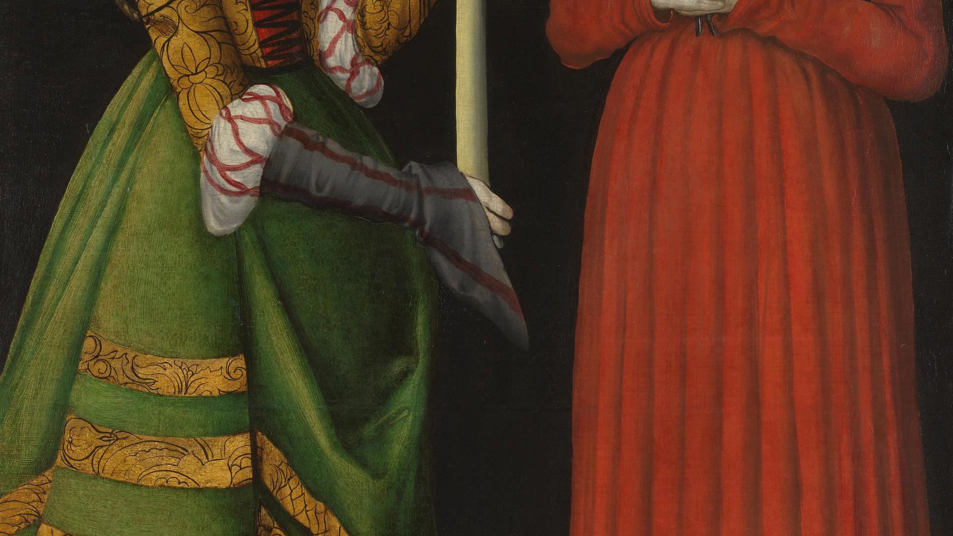 Saints Genevieve and Apollonia by Lucas Cranach the Elder