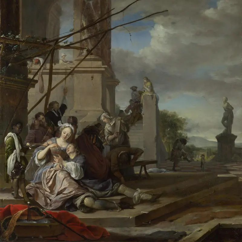 An Italian Courtyard