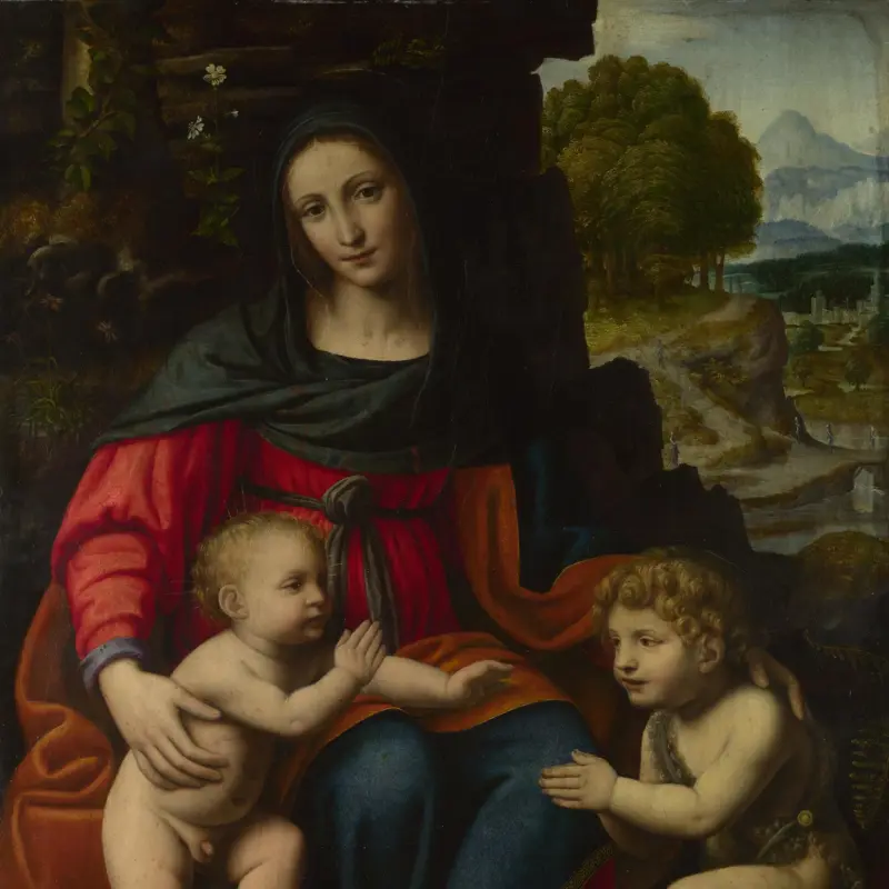 The Virgin and Child with Saint John