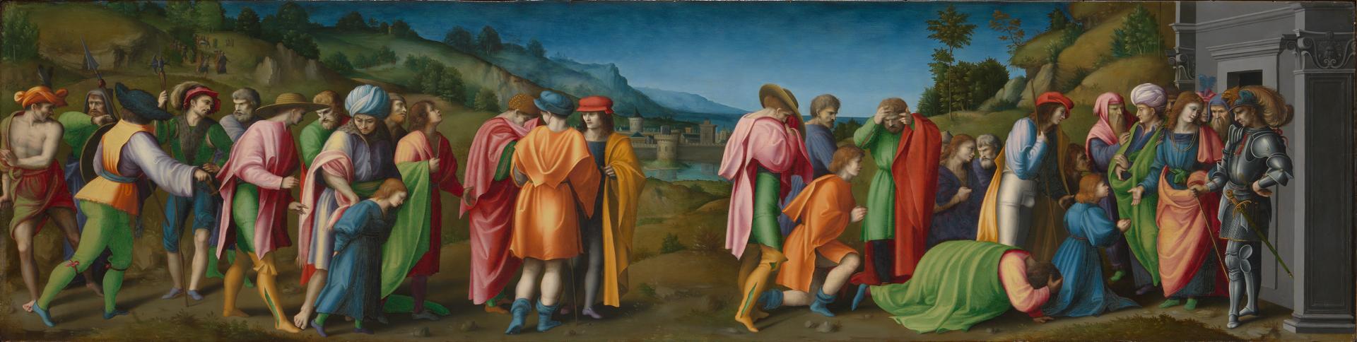 Joseph pardons his Brothers