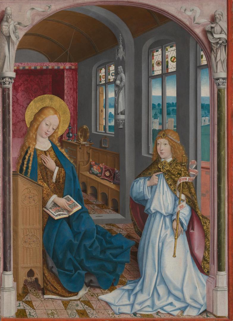 The Annunciation by Master of Liesborn