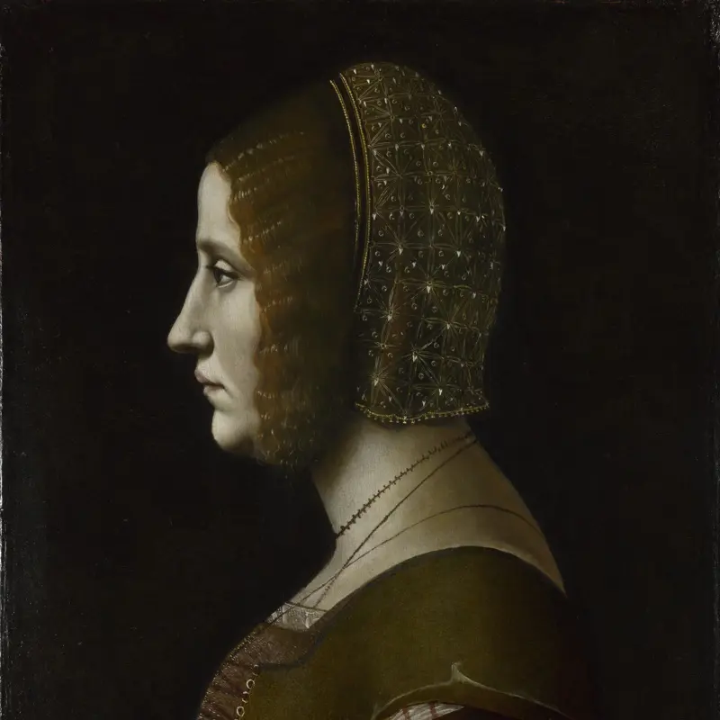 Portrait of a Woman in Profile