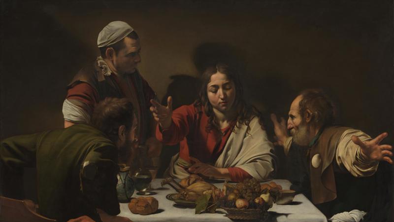 Michelangelo Merisi da Caravaggio, 'The Supper at Emmaus', 1601
