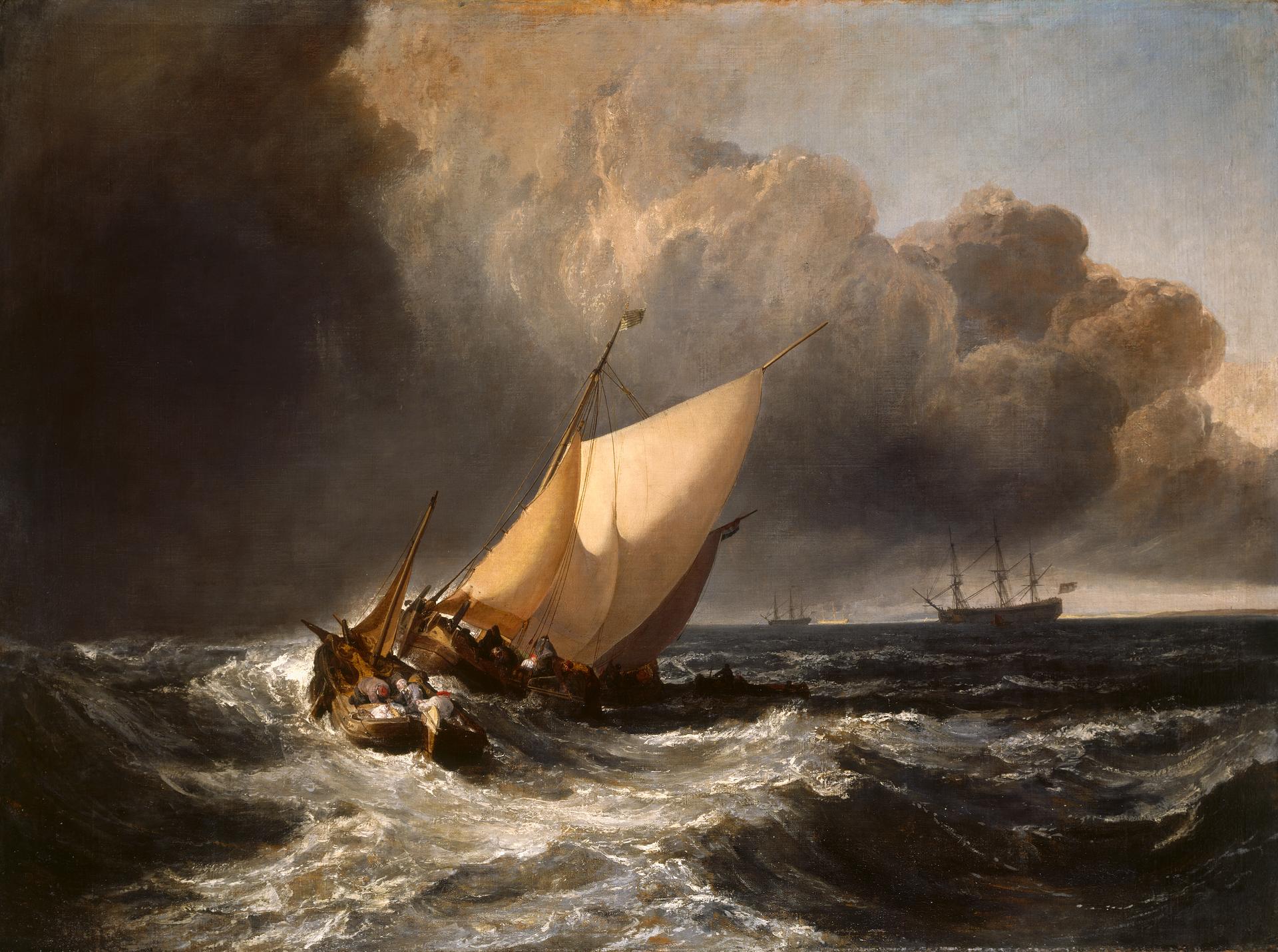 Dutch Boats in a Gale ('The Bridgewater Sea Piece')