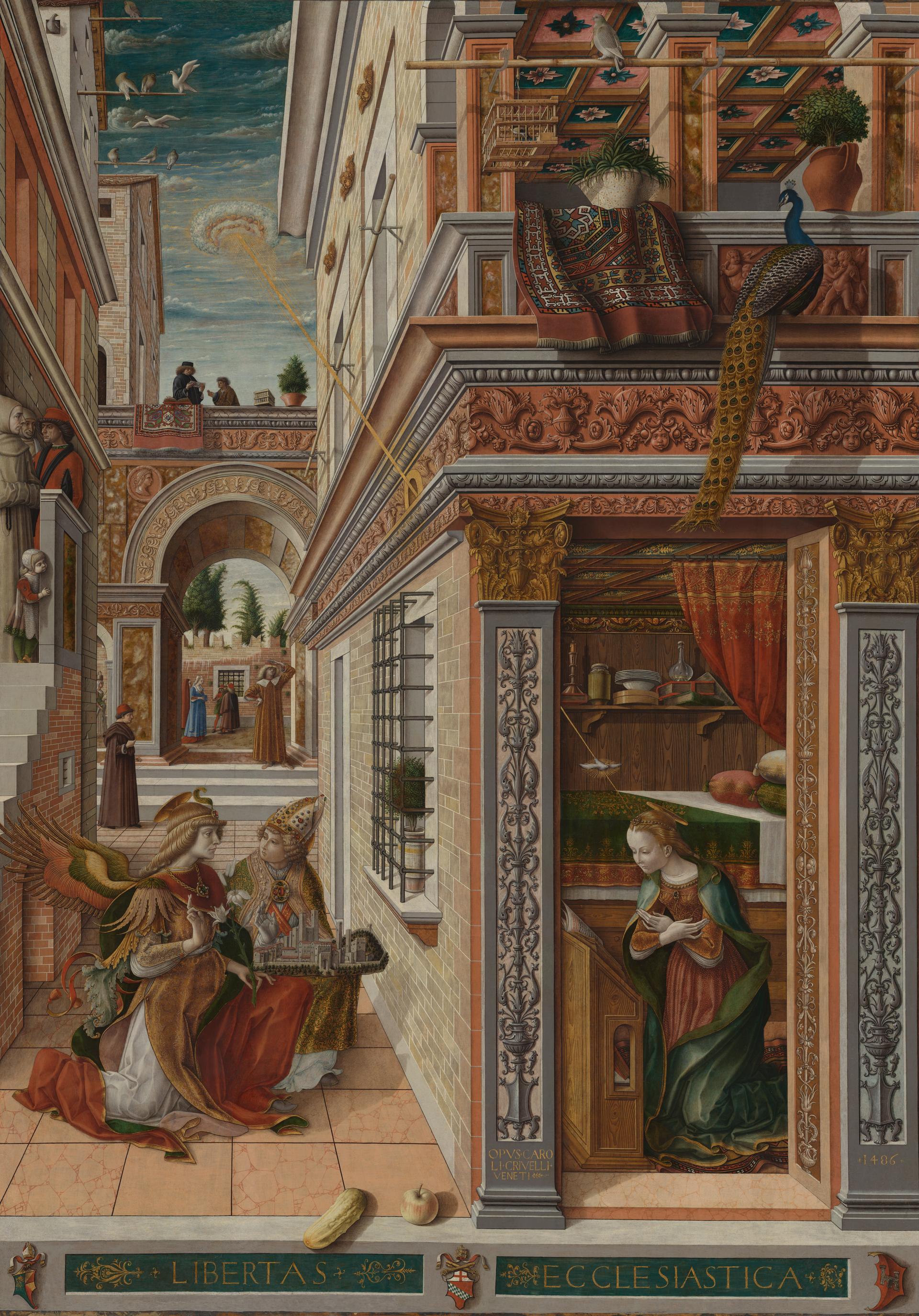 The Annunciation, with Saint Emidius