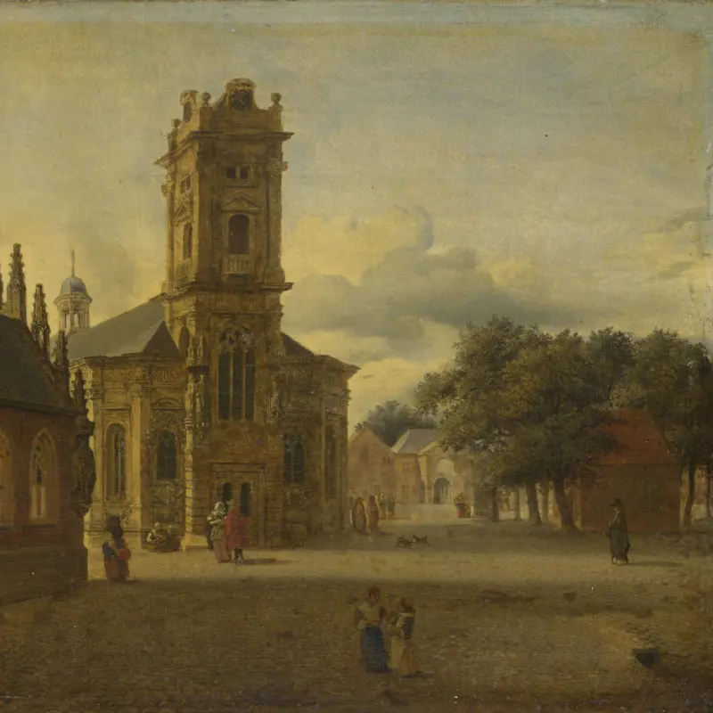 A Square before a Church