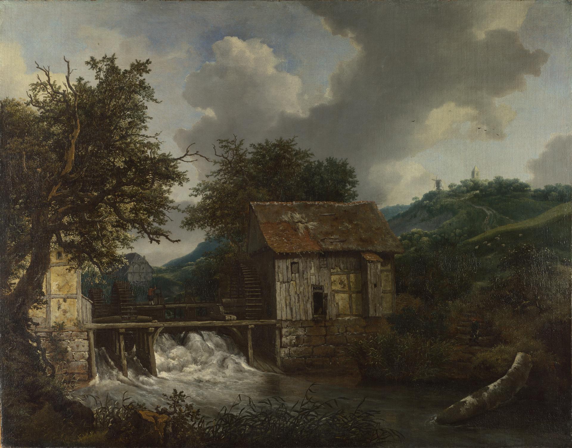 Two Watermills and an Open Sluice at Singraven