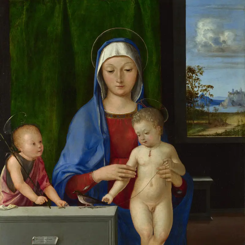 The Virgin and Child with Saint John
