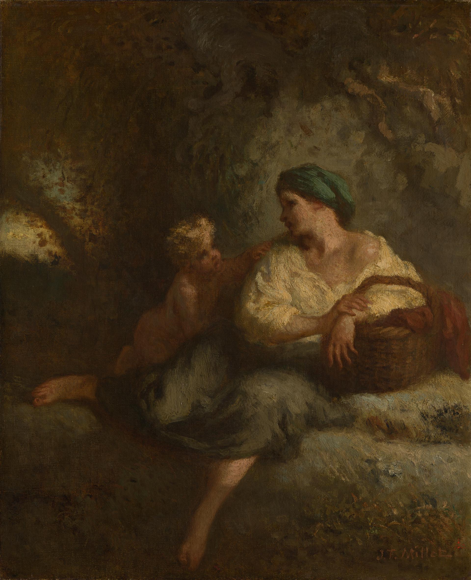 Woman and Child in a Landscape