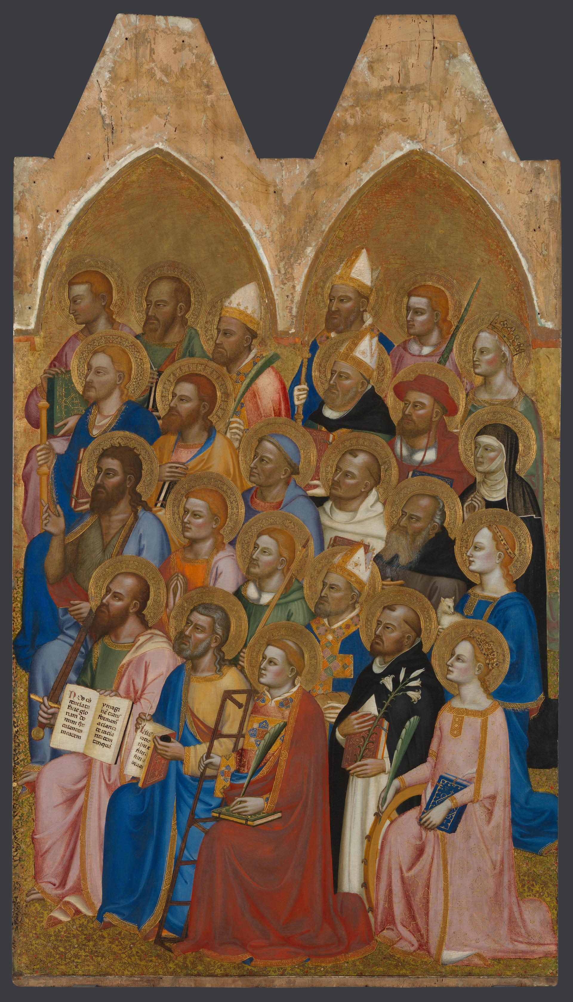 Adoring Saints: Right Main Tier Panel