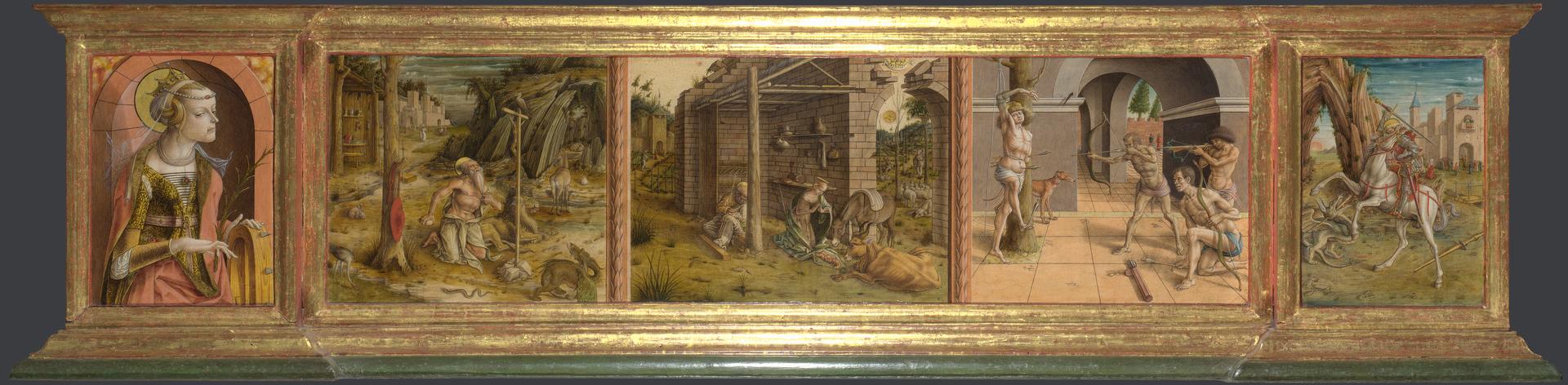 Predella of La Madonna della Rondine