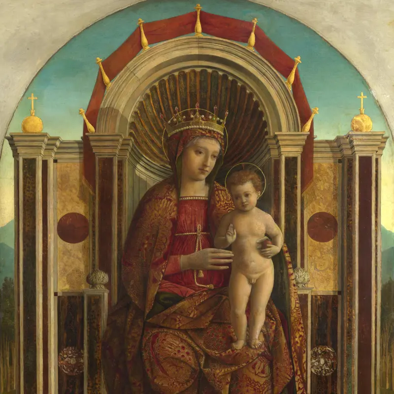 The Virgin and Child Enthroned