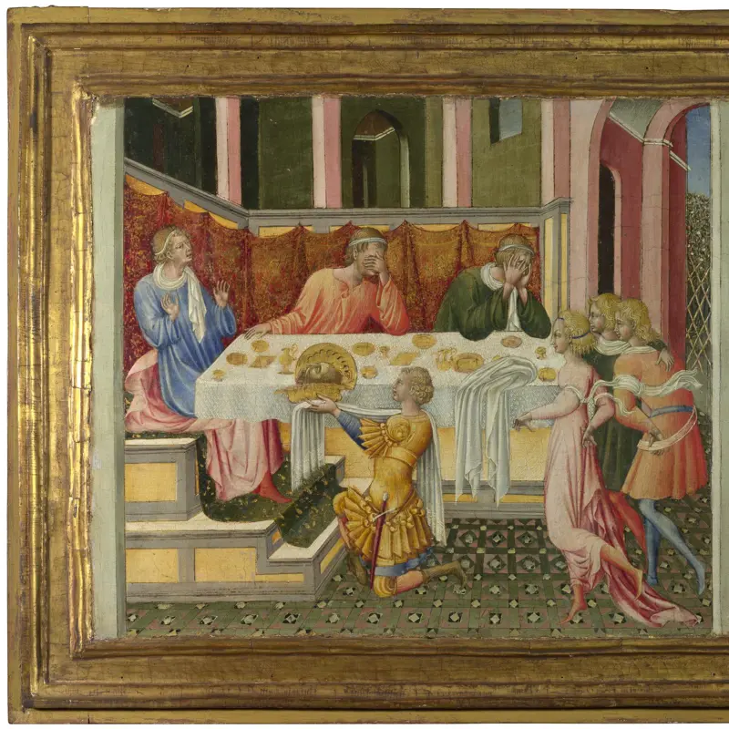 The Head of John the Baptist brought to Herod