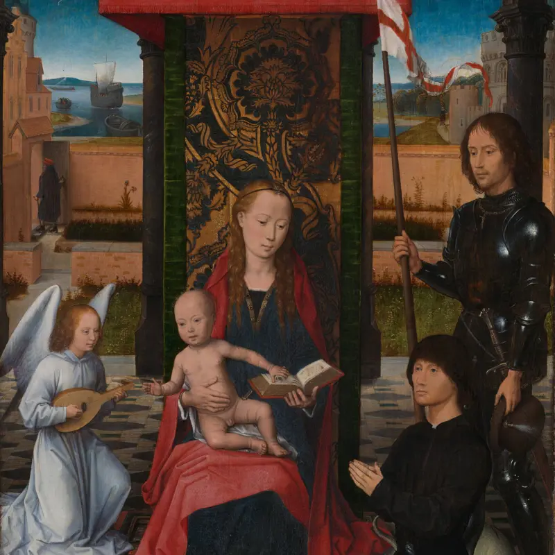 The Virgin and Child with an Angel