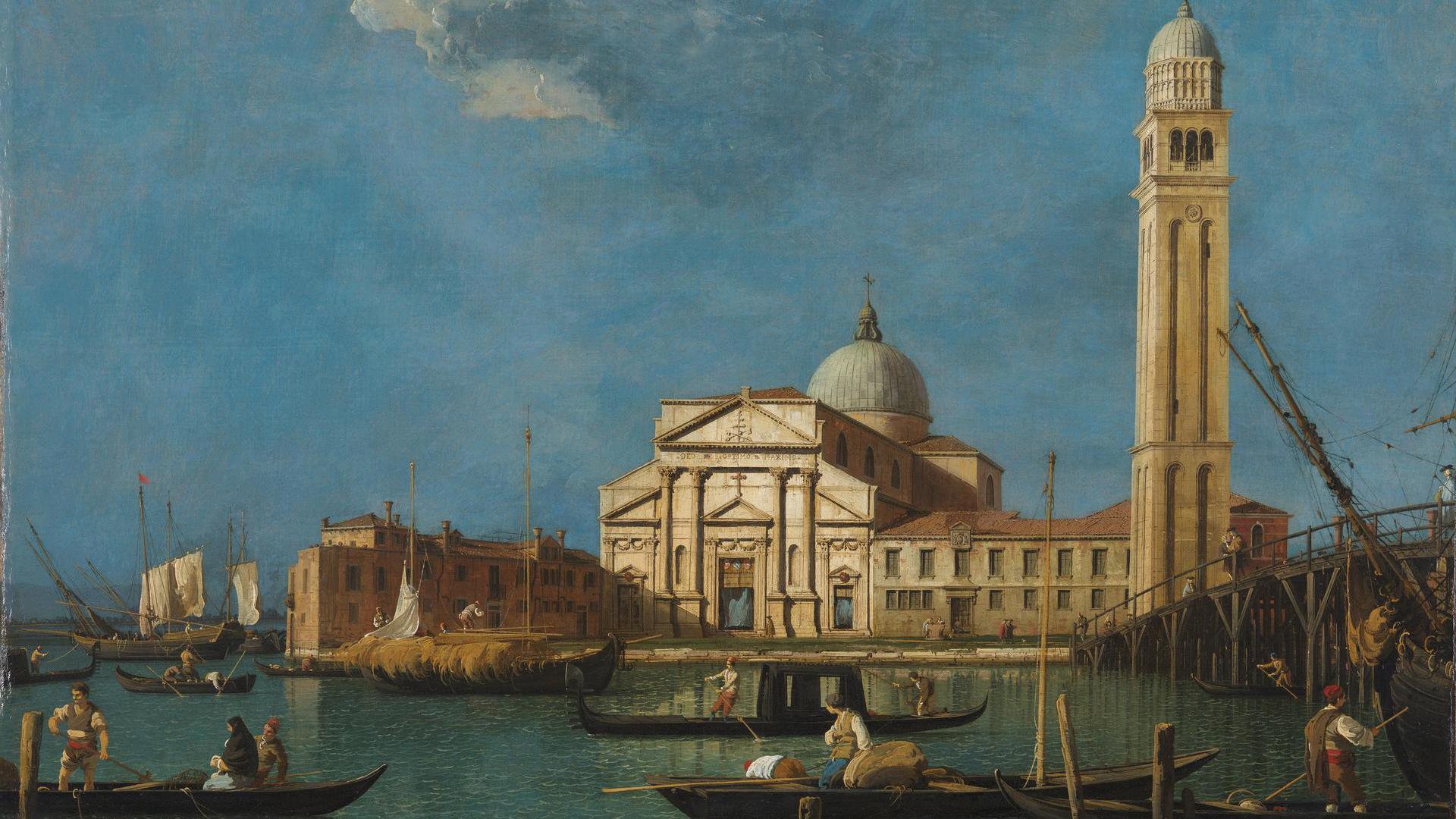 Venice: S. Pietro in Castello by Canaletto