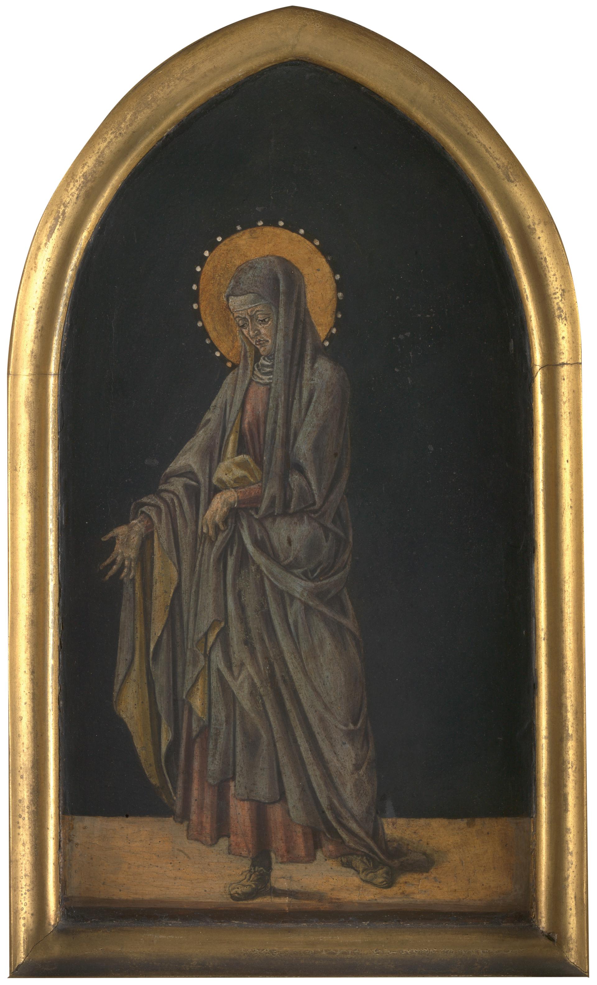 The Virgin: Altarpiece Pinnacle (Left)