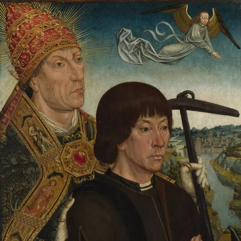 Saint Clement and a Donor