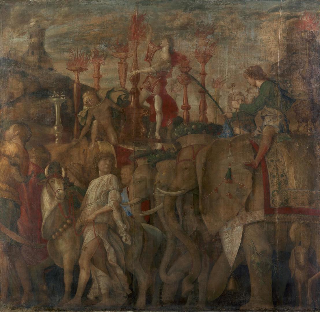 The Triumphs of Caesar: 5, The Elephants by Andrea Mantegna