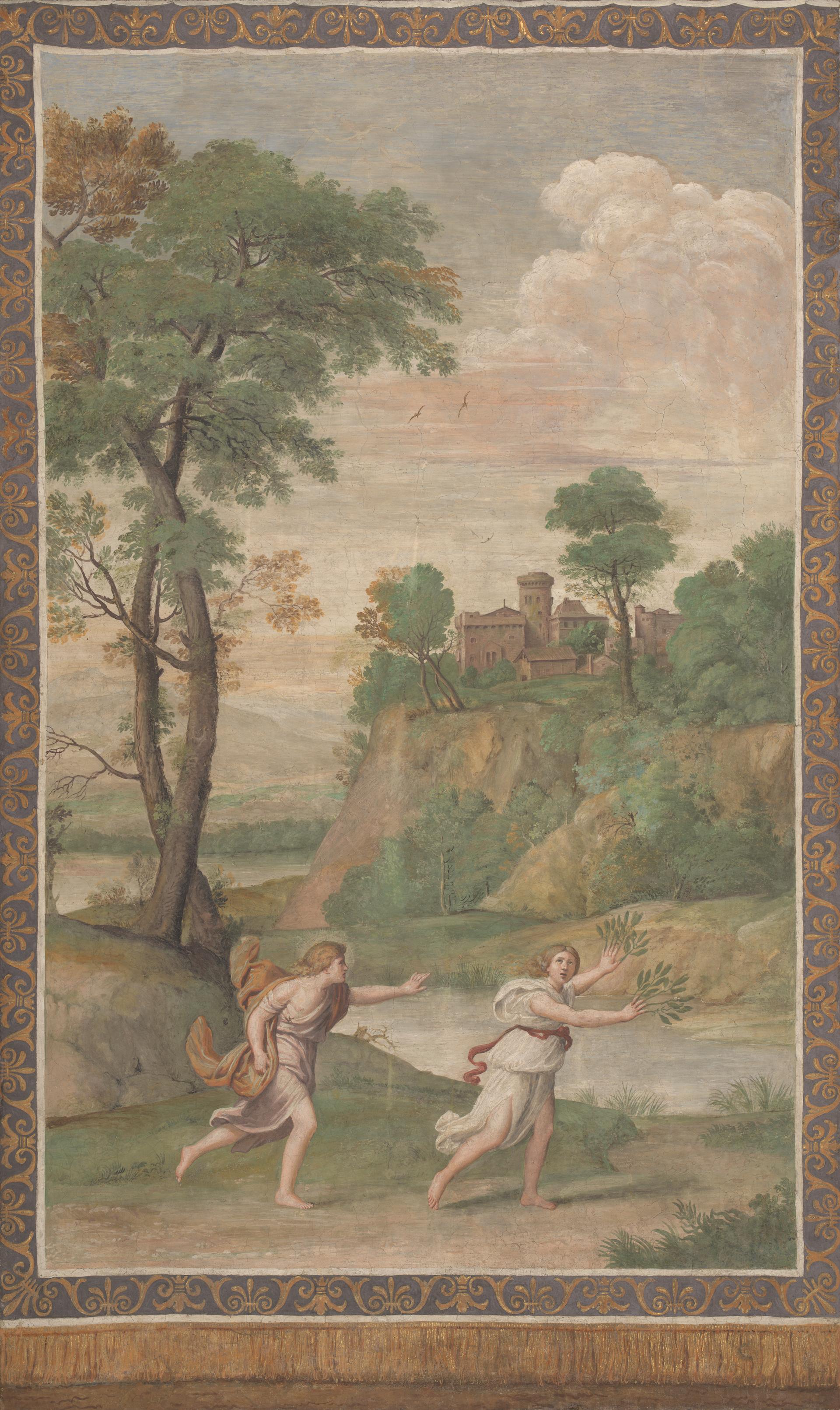 Apollo pursuing Daphne