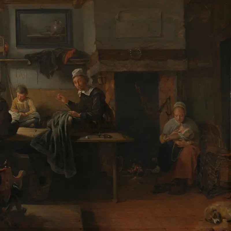 Interior of a Tailor's Shop