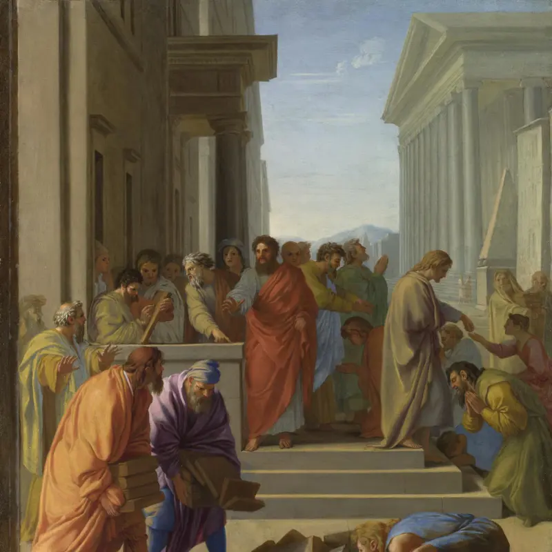 Saint Paul preaching at Ephesus