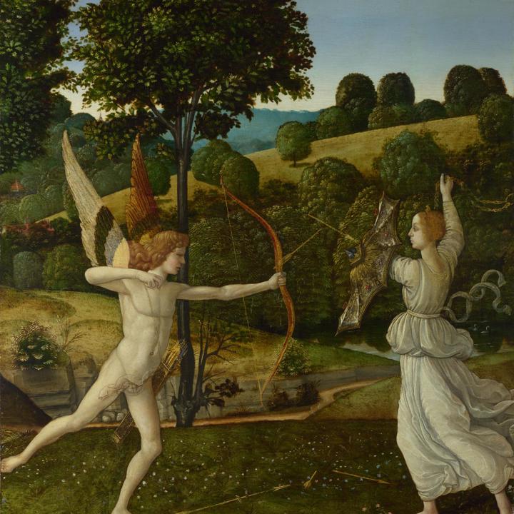 Gherardo di Giovanni del Fora | The Combat of Love and Chastity | NG1196 | National Gallery, London