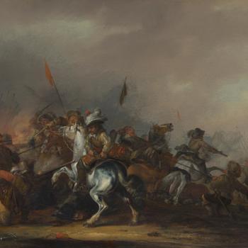 Cavalry attacked by Infantry