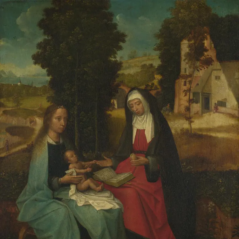 The Virgin and Child with Saint Anne