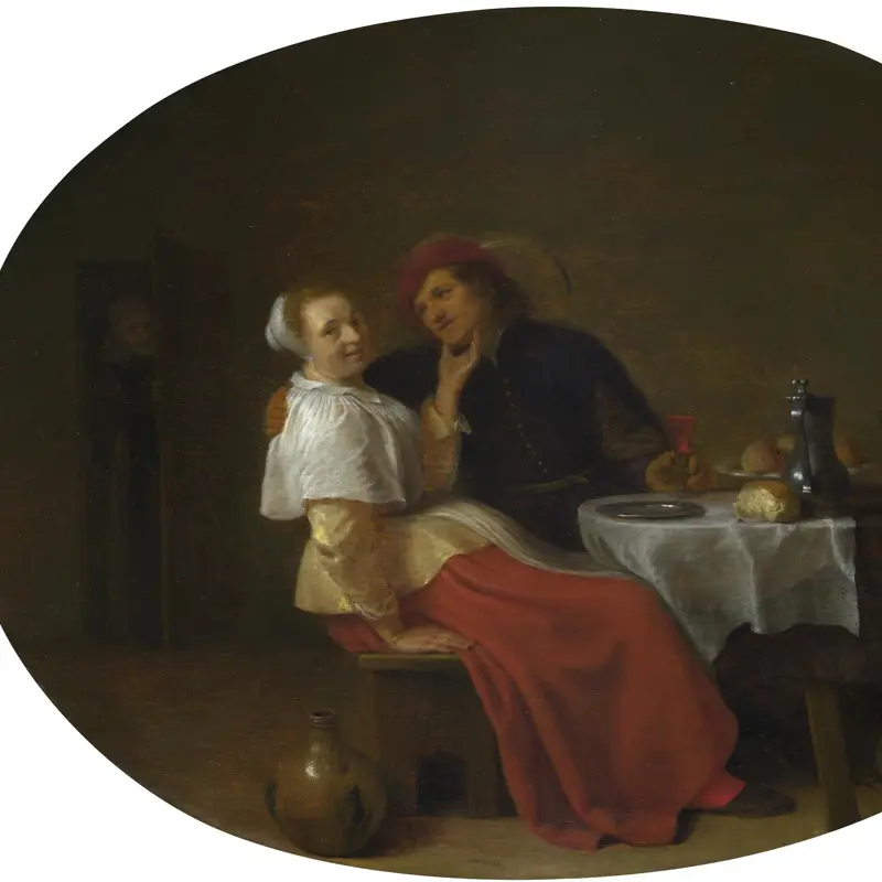 Two Lovers at Table