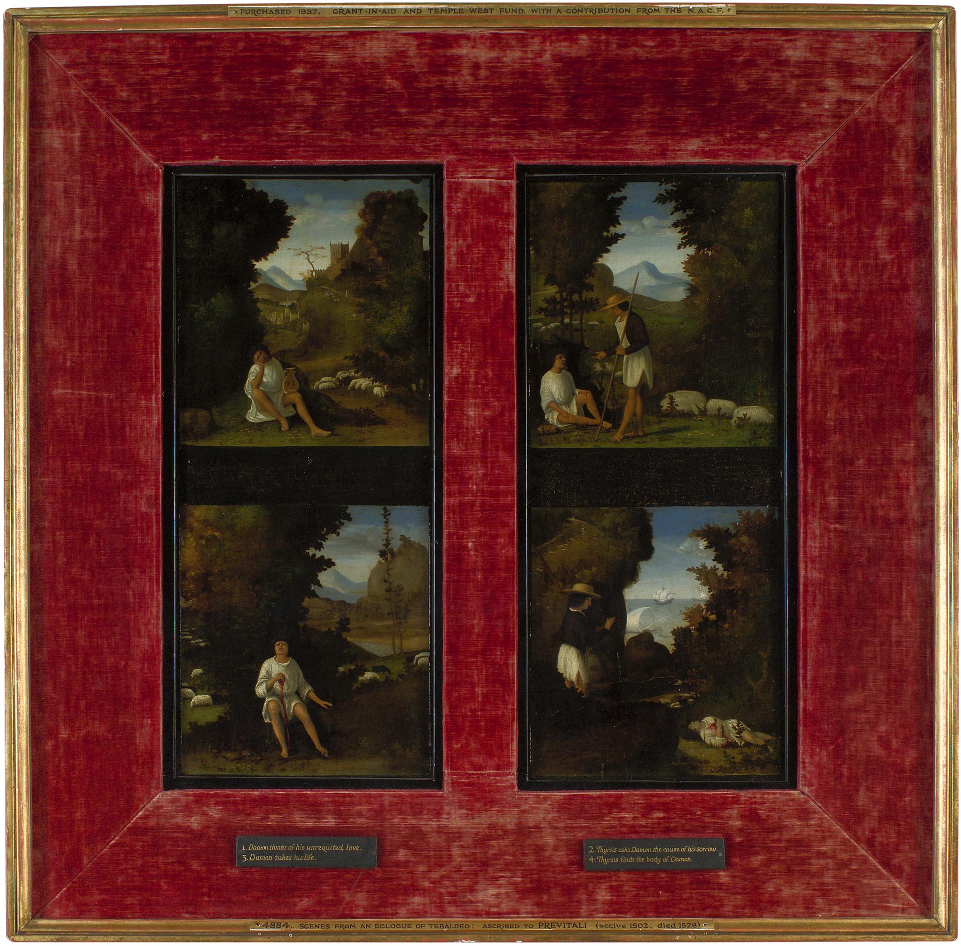 Scenes from Tebaldeo's Eclogues