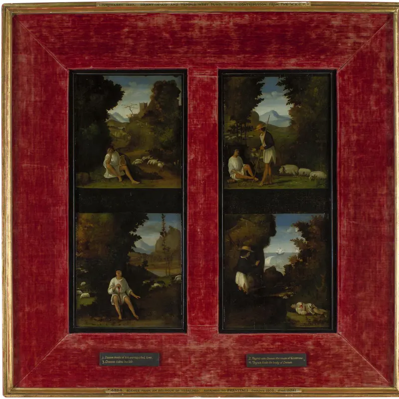 Scenes from Tebaldeo's Eclogues