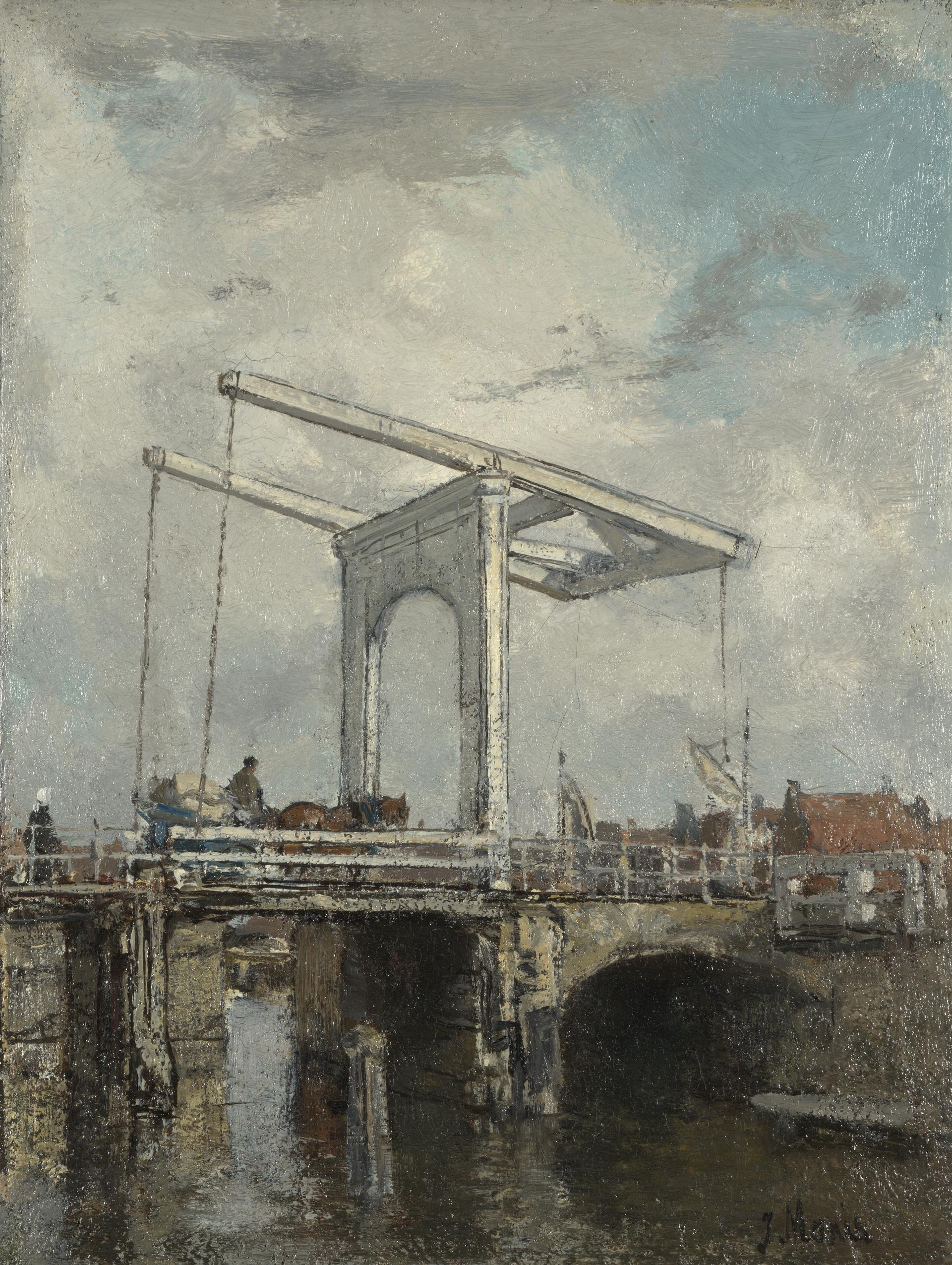 A Drawbridge in a Dutch Town