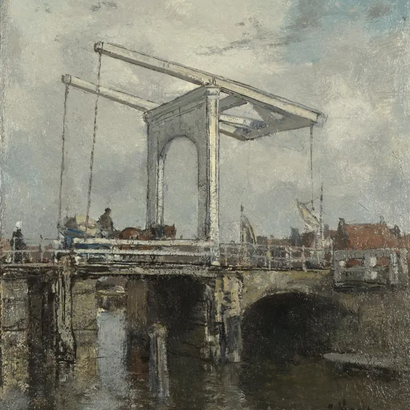A Drawbridge in a Dutch Town