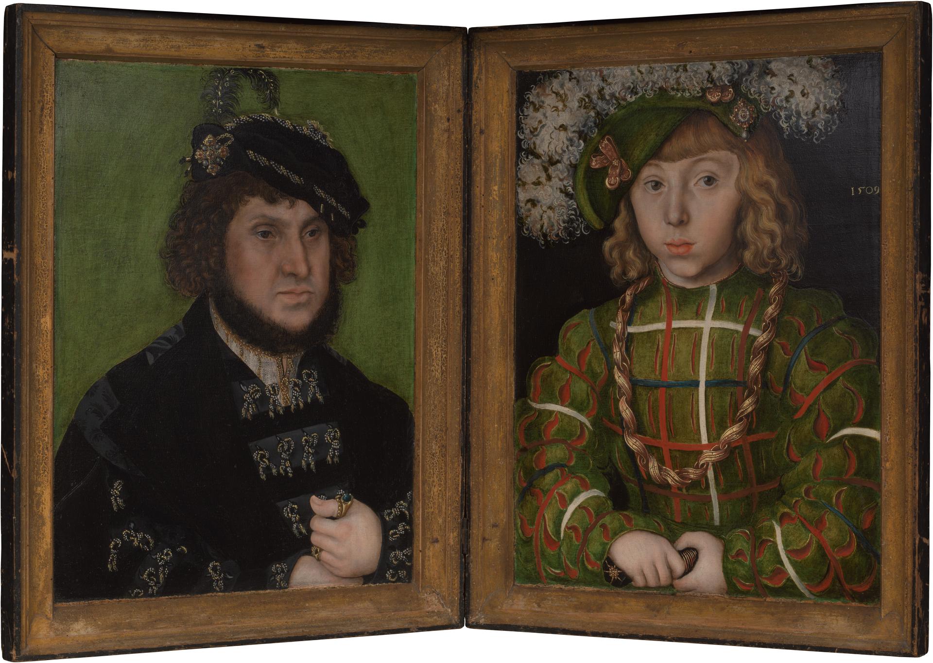 Diptych: Two Electors of Saxony