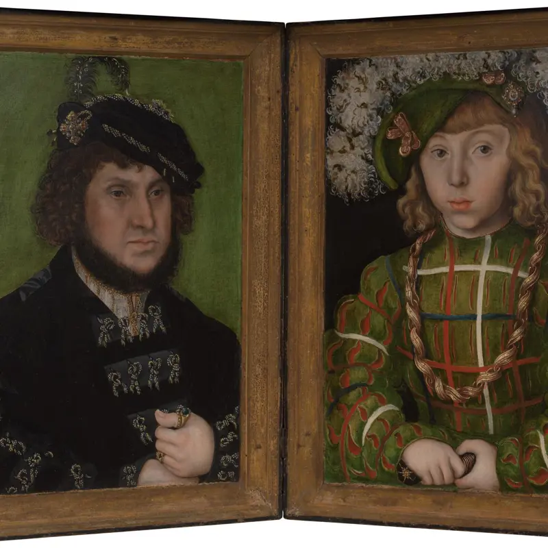 Diptych: Two Electors of Saxony