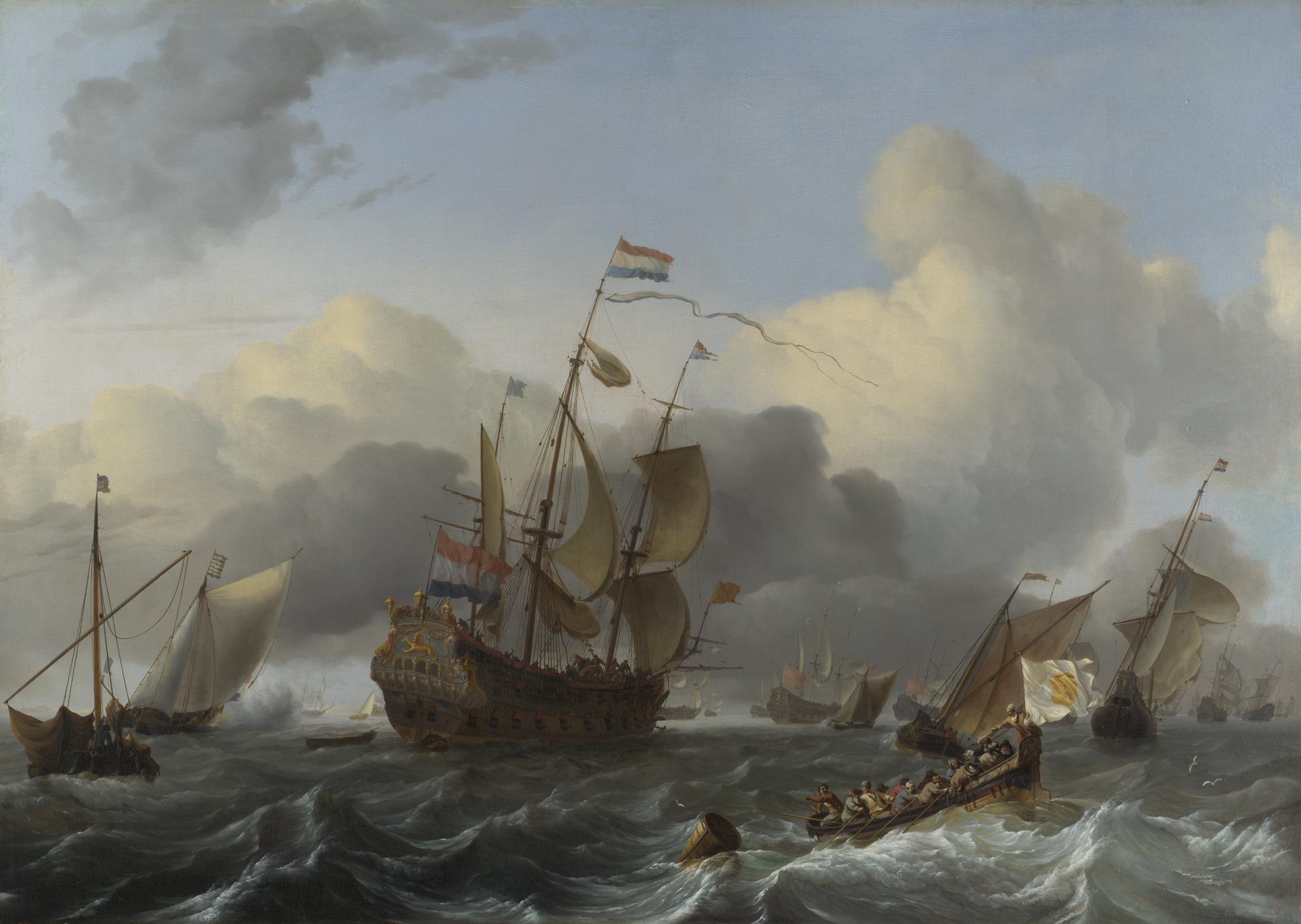 The Eendracht and a Fleet of Dutch Men-of-war