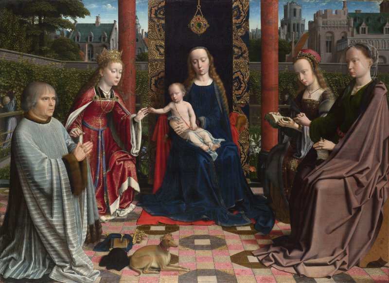 Gerard David | The Virgin and Child with Saints and Donor | NG1432 ...