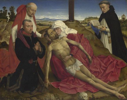 Probably Workshop of Rogier van der Weyden, ‘Pieta’, about 1399–1464 © The National Gallery, London