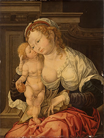 Copy after Jean Gossart, ‘Virgin and Child’.