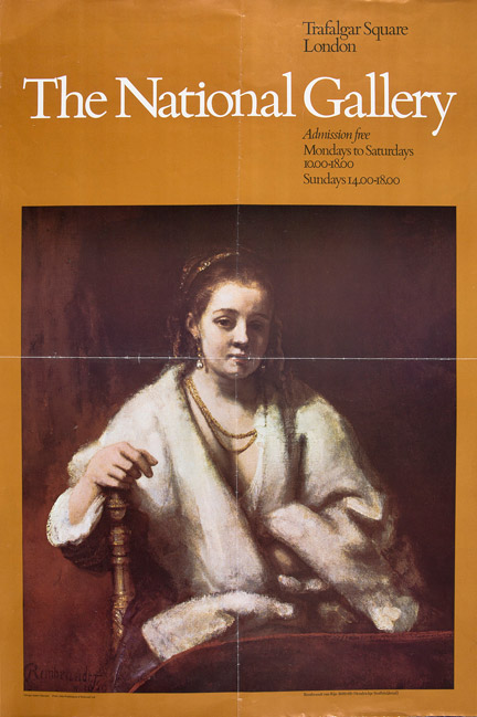 Poster: Rembrandt van Rijn: ‘Hendrickje Stoffels’, 1978