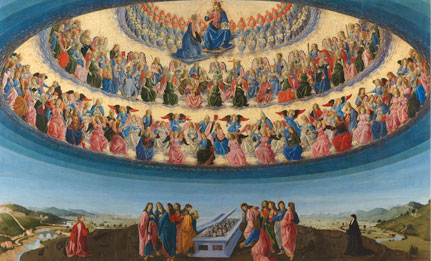 Francesco Botticini, The Assumption of the Virgin, 1475-6 © The National Gallery, London