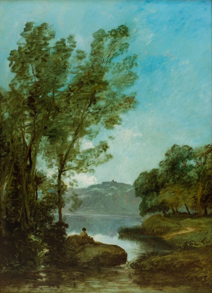 Jean-Baptiste Camille Corot, The Fisherman, c.1855-1865. Frank and Demi Rogozienski Collection.Photo © courtesy the owner