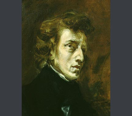 Eugène Delacroix, ‘Portrait of Frédéric Chopin’, 1838. Musée du Louvre, Paris