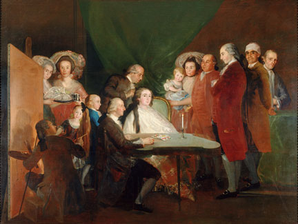 Francisco de Goya, The Family of the Infante Don Luis de Borbón, 1783-4 © Fondazione Magnani Rocca, Parma, Italy