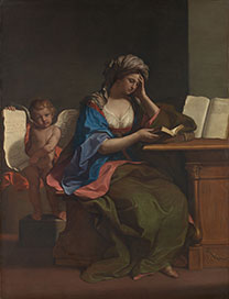 Guercino, 'The Samian Sibyl with a Putto', 1651