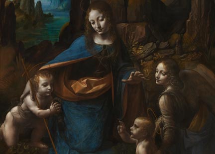 The Virgin of the Rocks - most famous painting