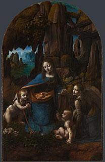 Leonardo 'The Virgin of the Rocks', about 1491-1508
