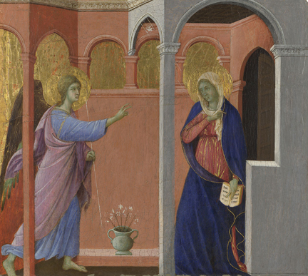 Duccio di Buoninsegna, Annunciation, 1307–11