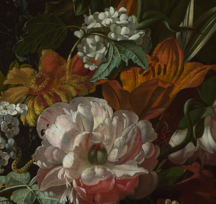 Rachel Ruysch, ‘Flowers in a Vase’, about 1685
