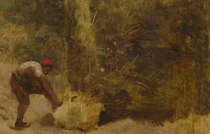 Detail from Jean-Baptiste-Camille Corot, The Four Times of Day: Noon, about 1858